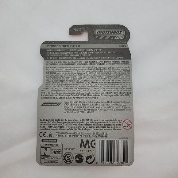 Matchbox Dodge Viper GTS-R - Picture 2 of 2